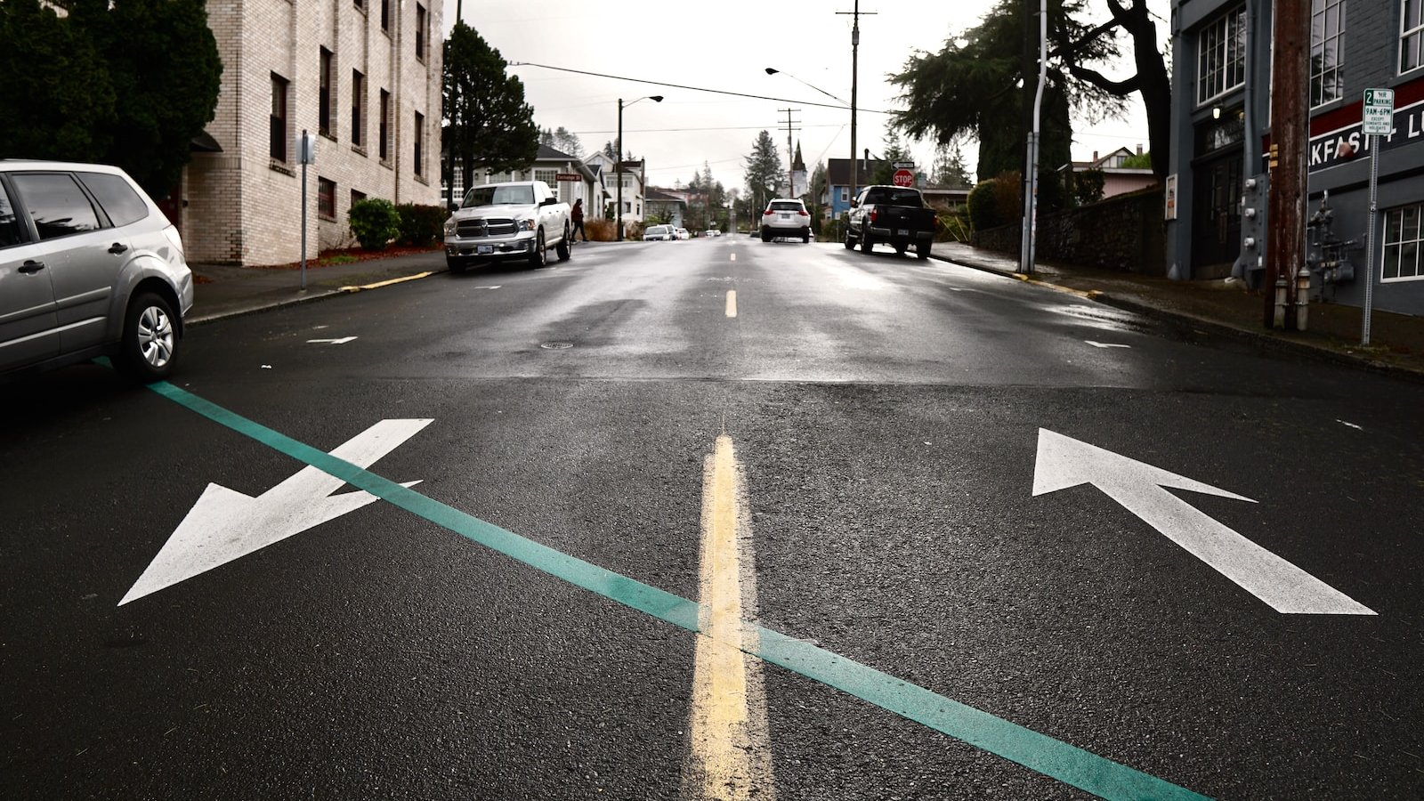 yellow and black pedestrian line