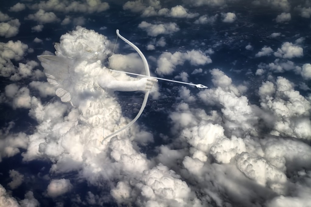 cupid, cloud, nature