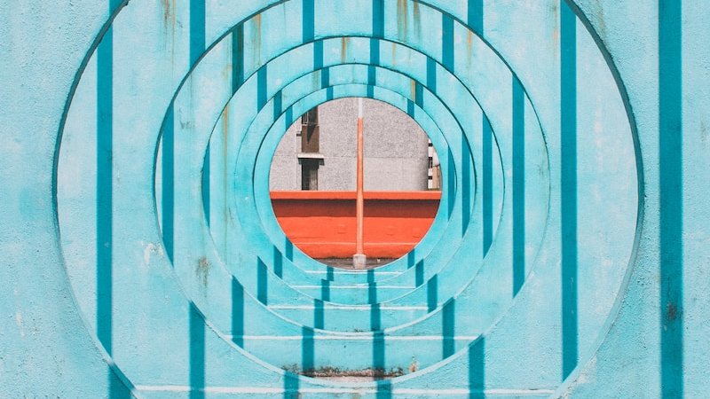 blue tunnel