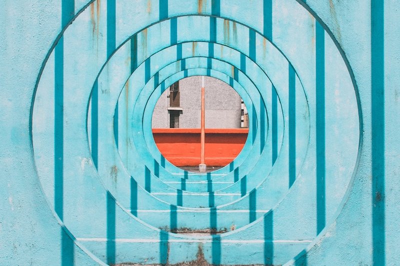 blue tunnel