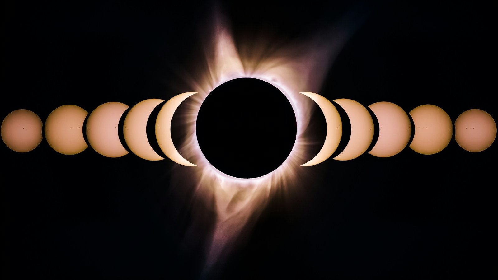 solar eclipse 3D wallpaper
