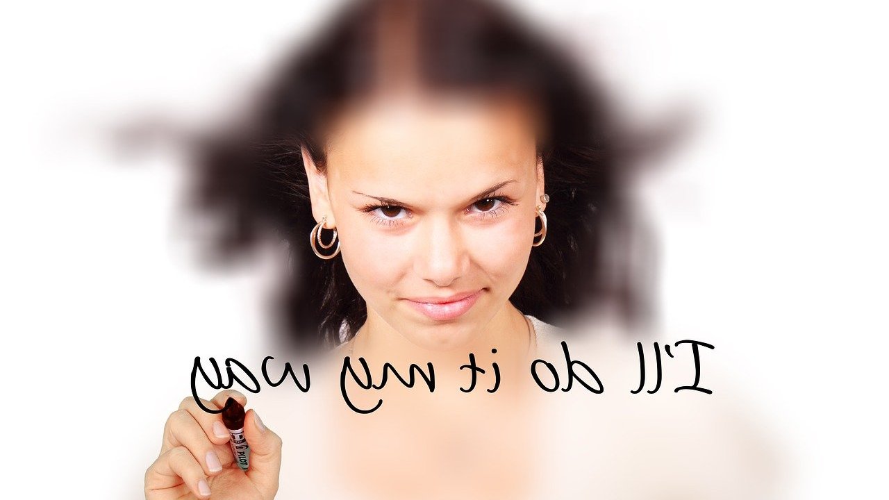 woman, write, pen