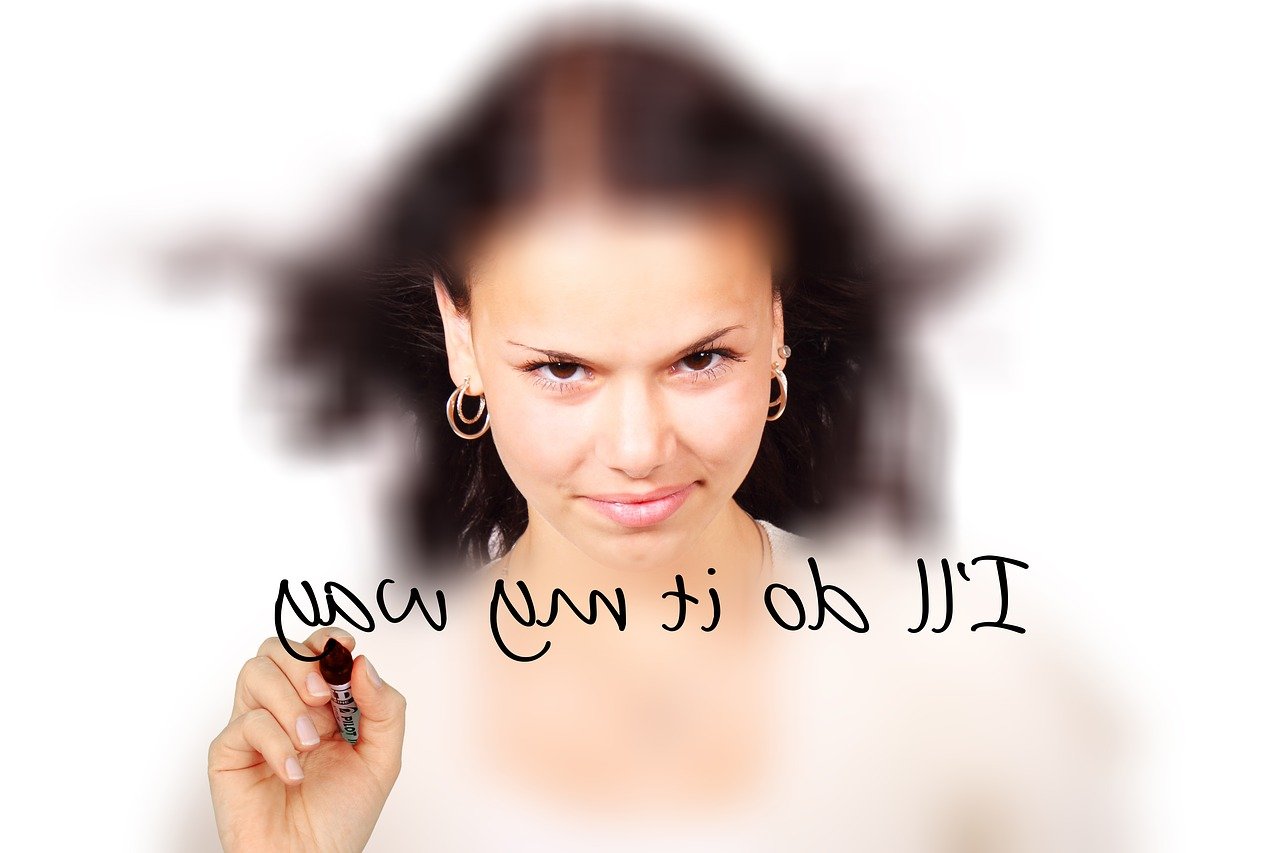 woman, write, pen